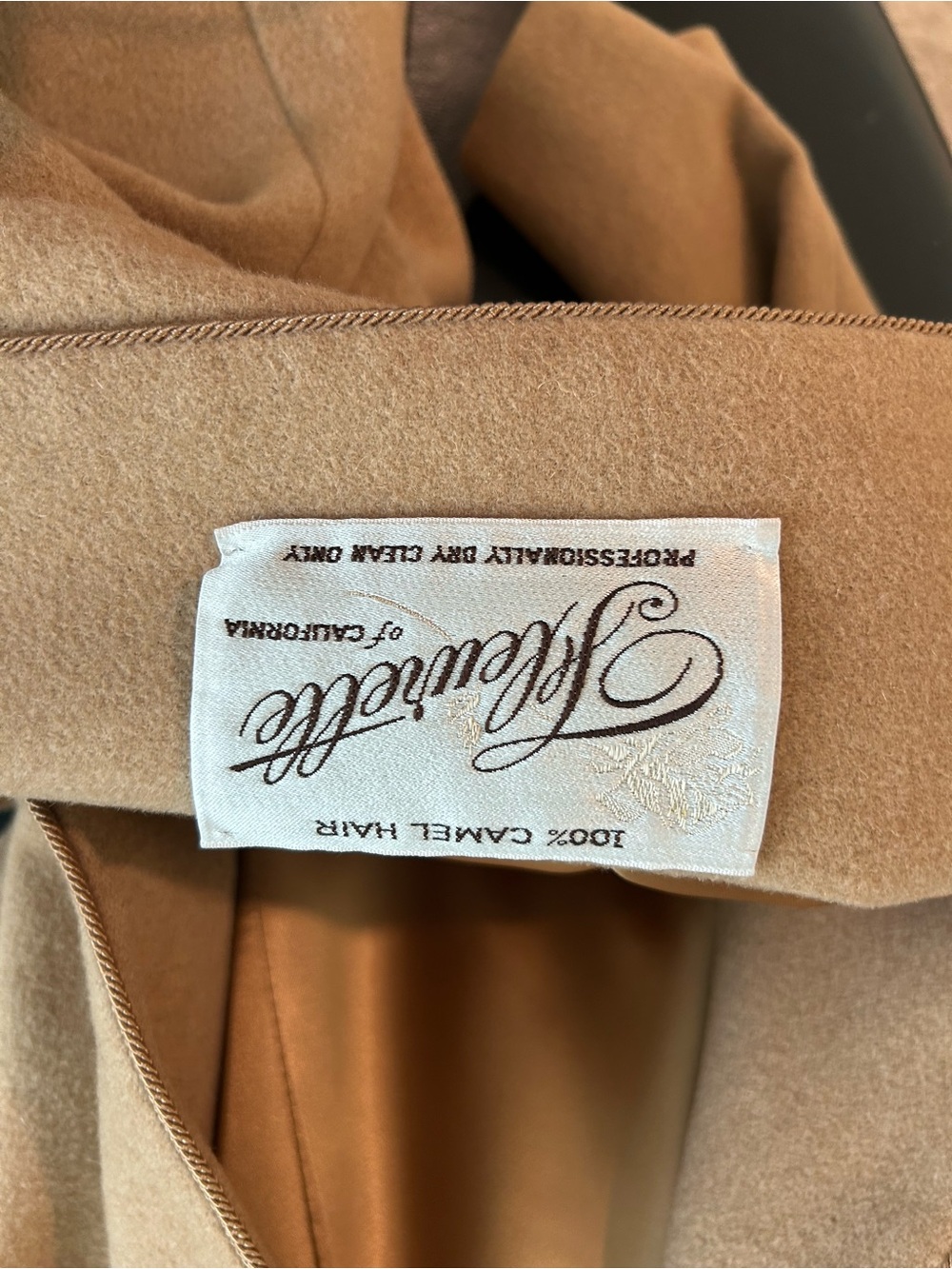 Long Camel Belted Trench Coat - Picture 9 of 9